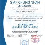 CHỨNG NHẬN ATTP